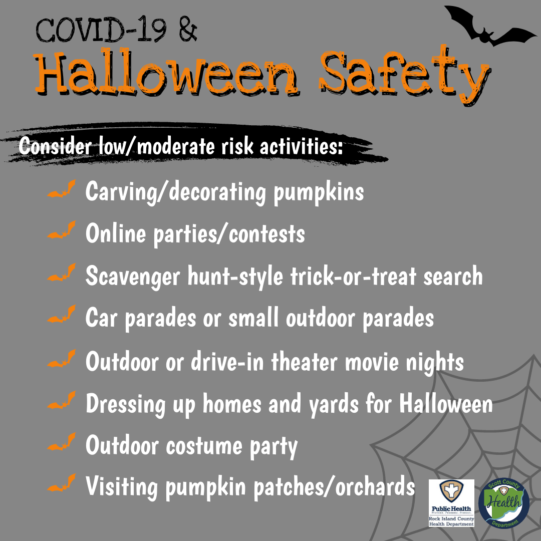 COVID19 & Halloween Scott County, Iowa